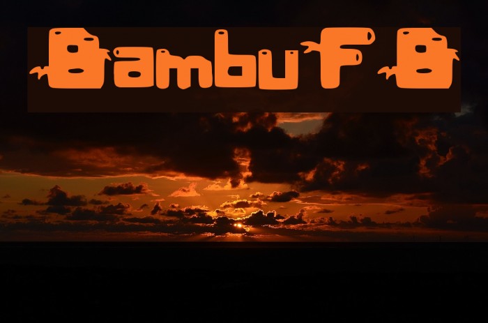 BambuFB Font examples