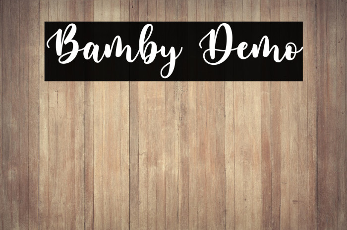 Bamby Demo Example 1