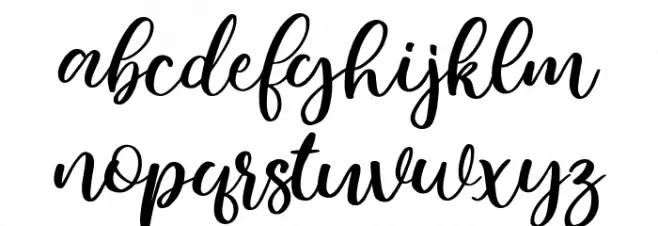 Bamella Italic خط أحرف صغيرة