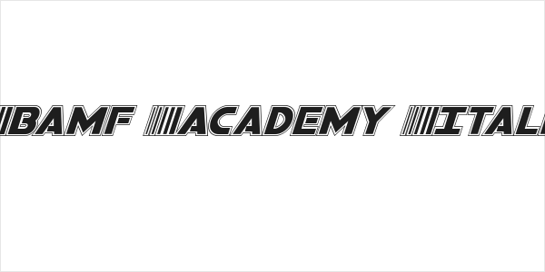 Bamf Academy Italic Logo