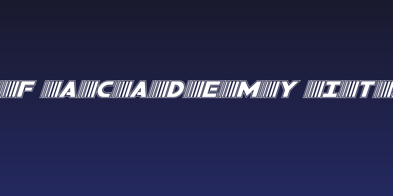 Bamf Academy Italic Social Header