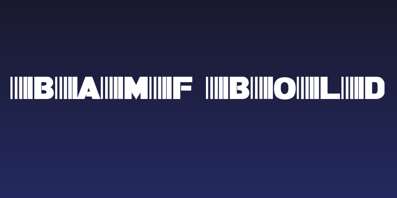 Bamf Bold Social Header
