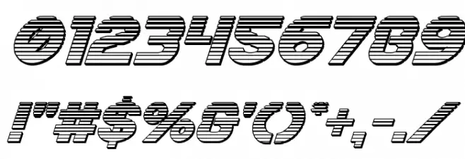 Bamf Chrome Italic Font OTHER CHARS