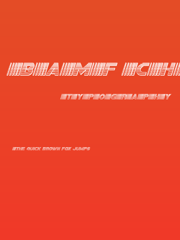 Bamf Chrome Italic Poster