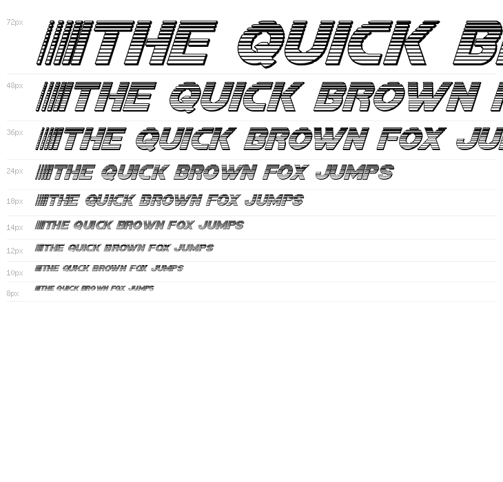 Bamf Chrome Italic Waterfall