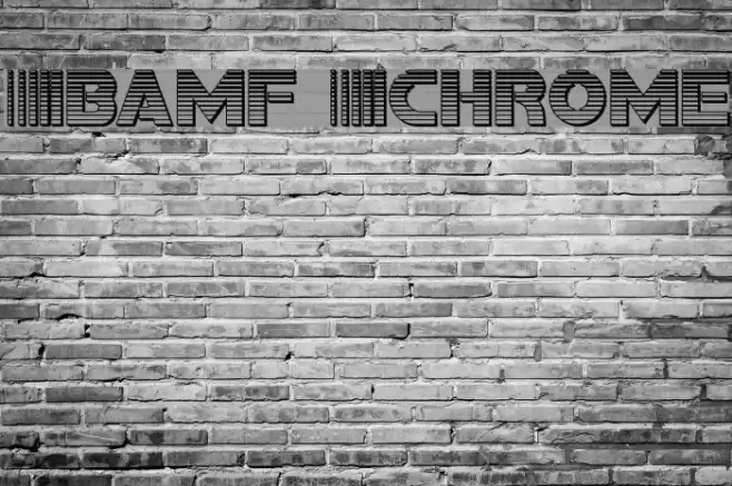 Bamf Chrome Font examples