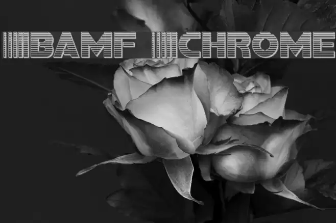 Bamf Chrome Font examples