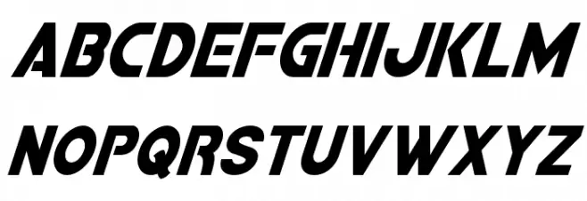Bamf Condensed Italic Fuentes MINÚSCULAS