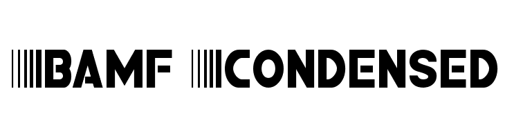 Bamf Condensed  Free Fonts Download