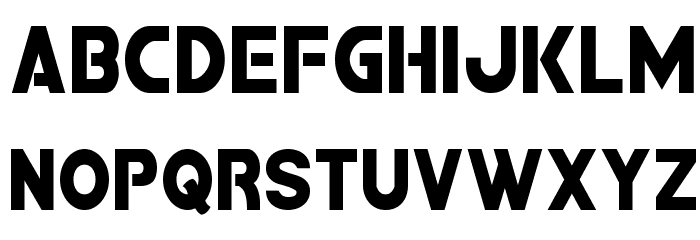 Bamf Condensed Font LOWERCASE