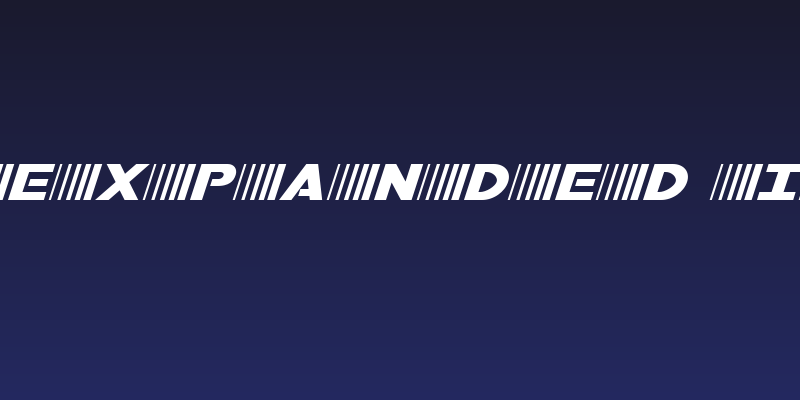 Bamf Expanded Italic Social Header