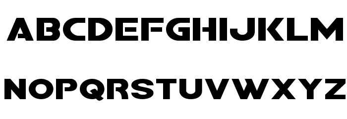 Bamf Expanded Font LOWERCASE