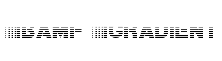 Bamf Gradient  免费字体下载