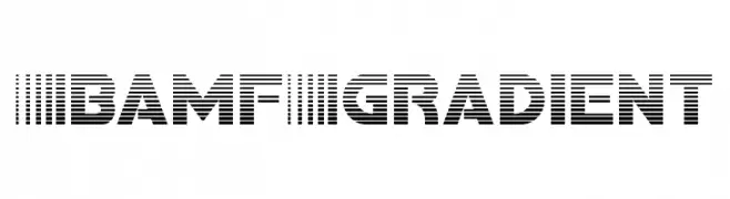 Bamf Gradient  Frei Schriftart Herunterladen