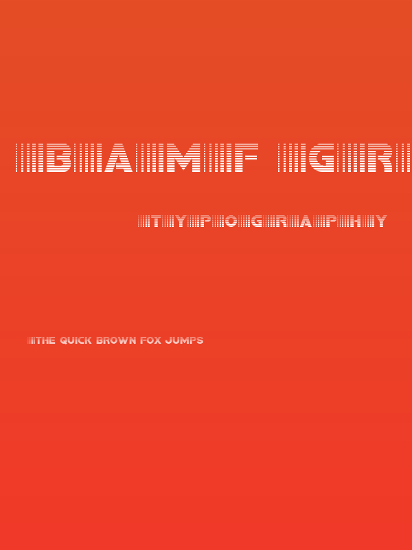 Bamf Gradient Poster