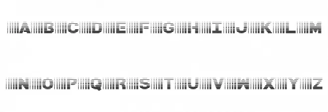 Bamf Gradient Polices MAJUSCULES