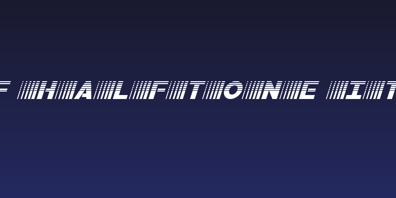 Bamf Halftone Italic Social Header