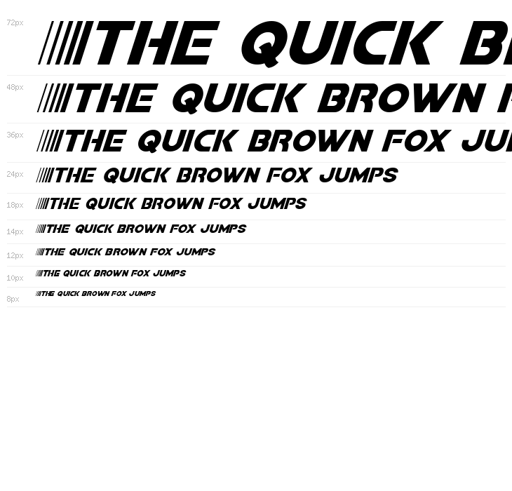 Bamf Italic Waterfall