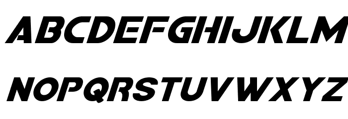 Bamf Italic Font LOWERCASE