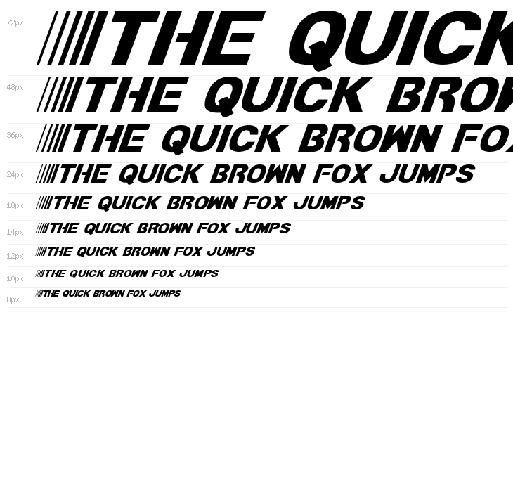 Bamf Italic Waterfall