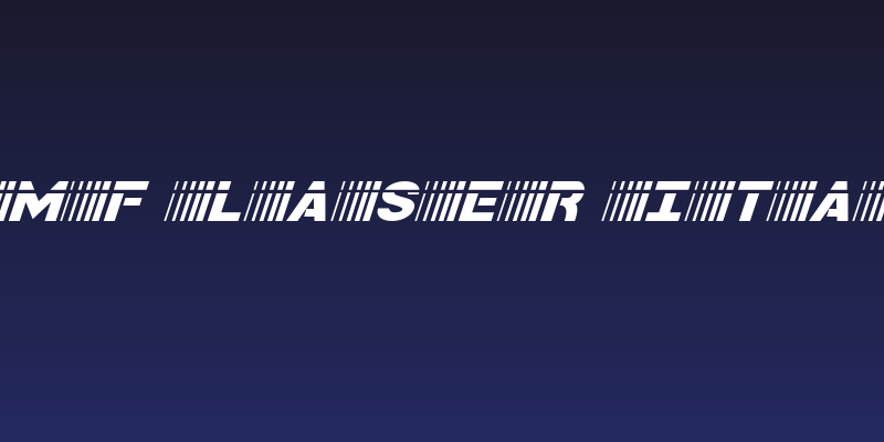 Bamf Laser Italic Social Header