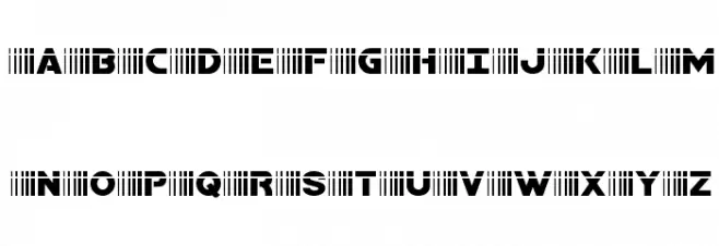 Bamf Laser フォント 大文字