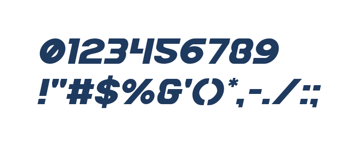 Bamf Semi-Italic Other Characters