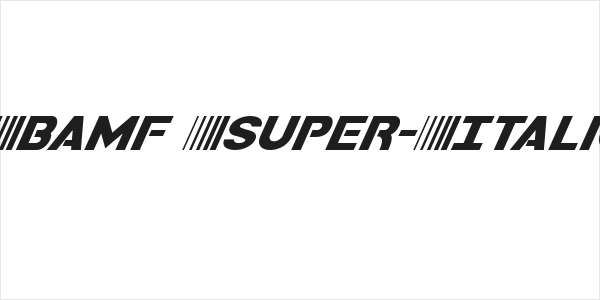 Bamf Super-Italic Logo