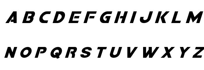 Bamf Title Italic Font LOWERCASE