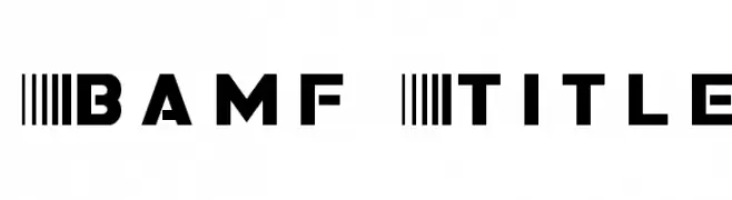 Bamf Title  Frei Schriftart Herunterladen