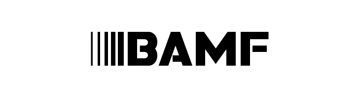 Bamf  フリーフォントのダウンロード