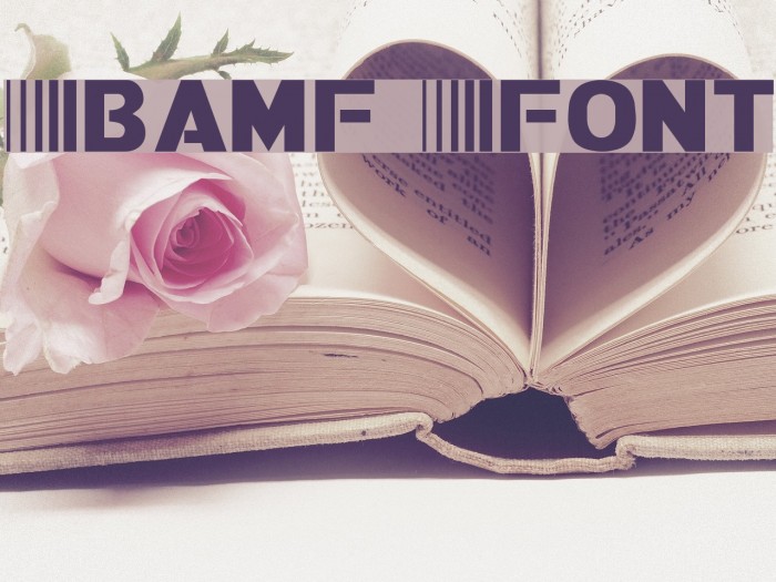 Bamf Font examples