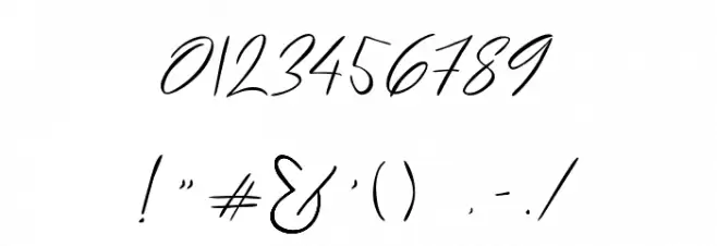 Bammantoe Font OTHER CHARS