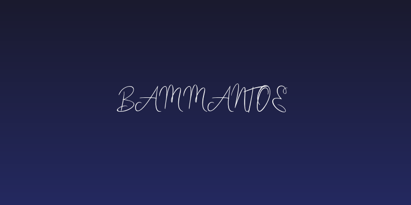 Bammantoe Social Header