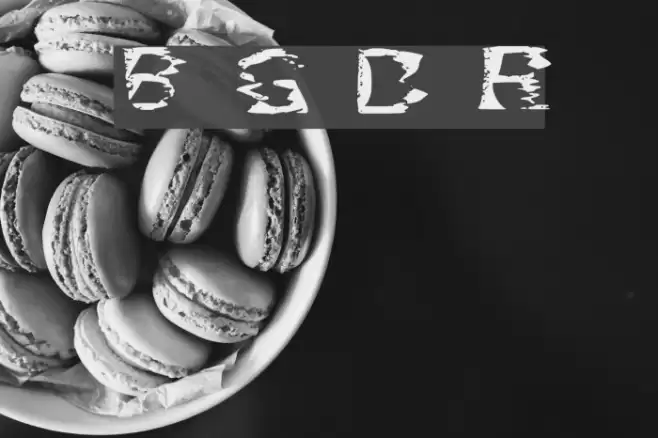 Bams Glitch Demo Regular Font examples