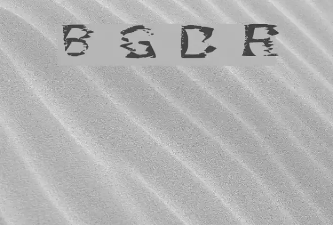 Bams Glitch Demo Regular Font examples