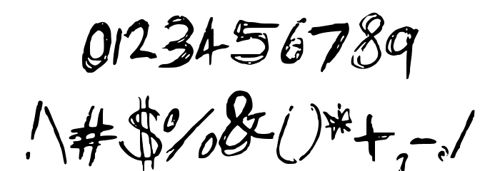 BamsAnger Font OTHER CHARS