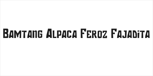 Bamtang Alpaca Feroz Fajadita Logo