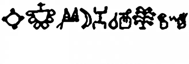 Bamum Symbols 1 Fonte OUTROS PERSONAGENS