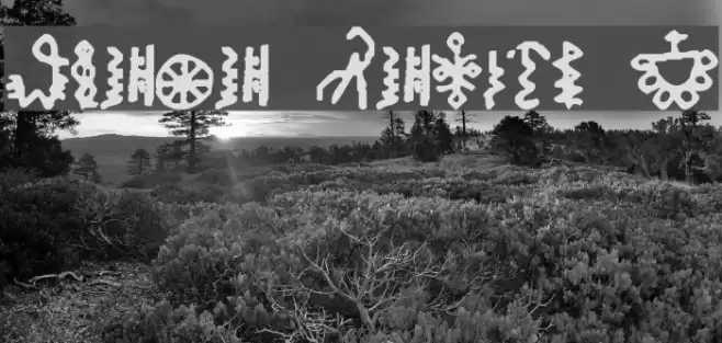 Bamum Symbols 1 Fonte examples