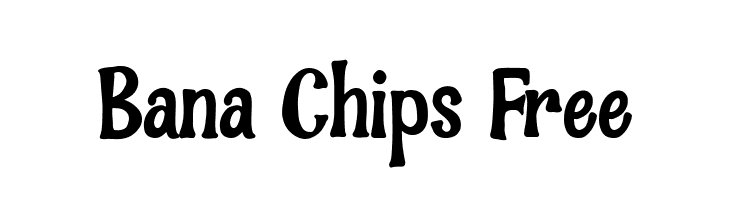 Bana Chips Free  les polices de caractères gratuit tlcharger