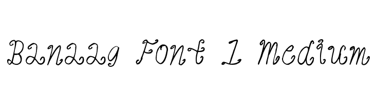 Banaag Font 1 Medium  لخطوط تنزيل