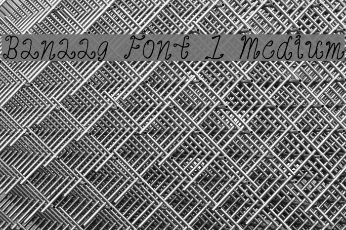 Banaag Font 1 Medium Fonte examples