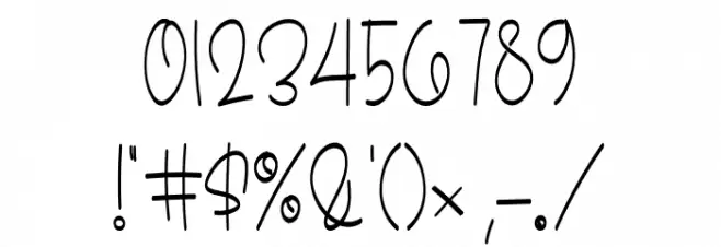 Banana Boe Font OTHER CHARS