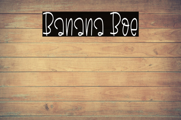Banana Boe Example 2