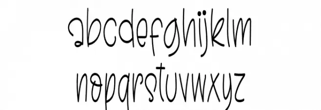 Banana Boe Caratteri MINUSCOLO