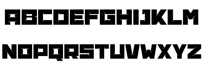 Banana Brick Font LOWERCASE
