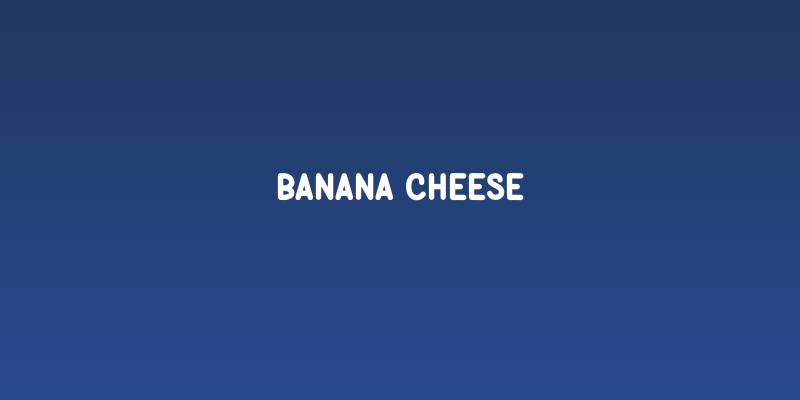 Banana Cheese Social Header