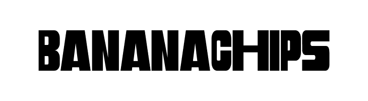 Banana Chips  Frei Schriftart Herunterladen