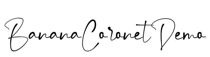 Banana Coronet Demo  Descarca Fonturi Gratis